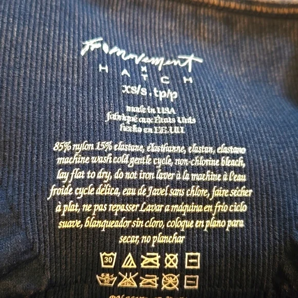 Free People Good Karma Square Neck SportsBra FP Movement Bra Top XS/S 🆕 - Picture 5 of 8